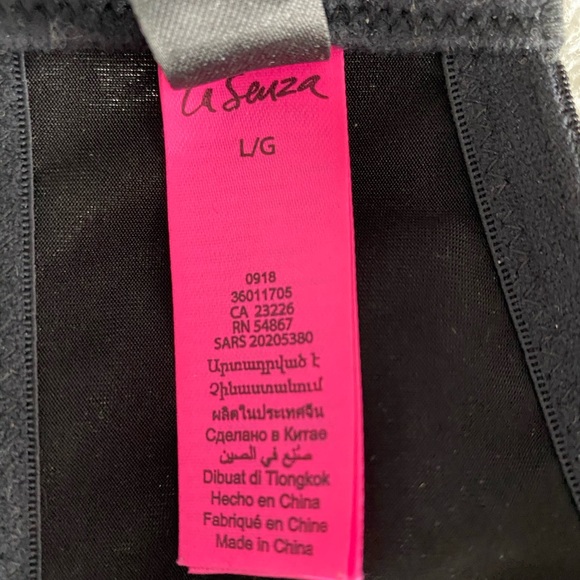 La Senza Faux Leather Push Up Wire Bustier Top - Picture 3 of 5